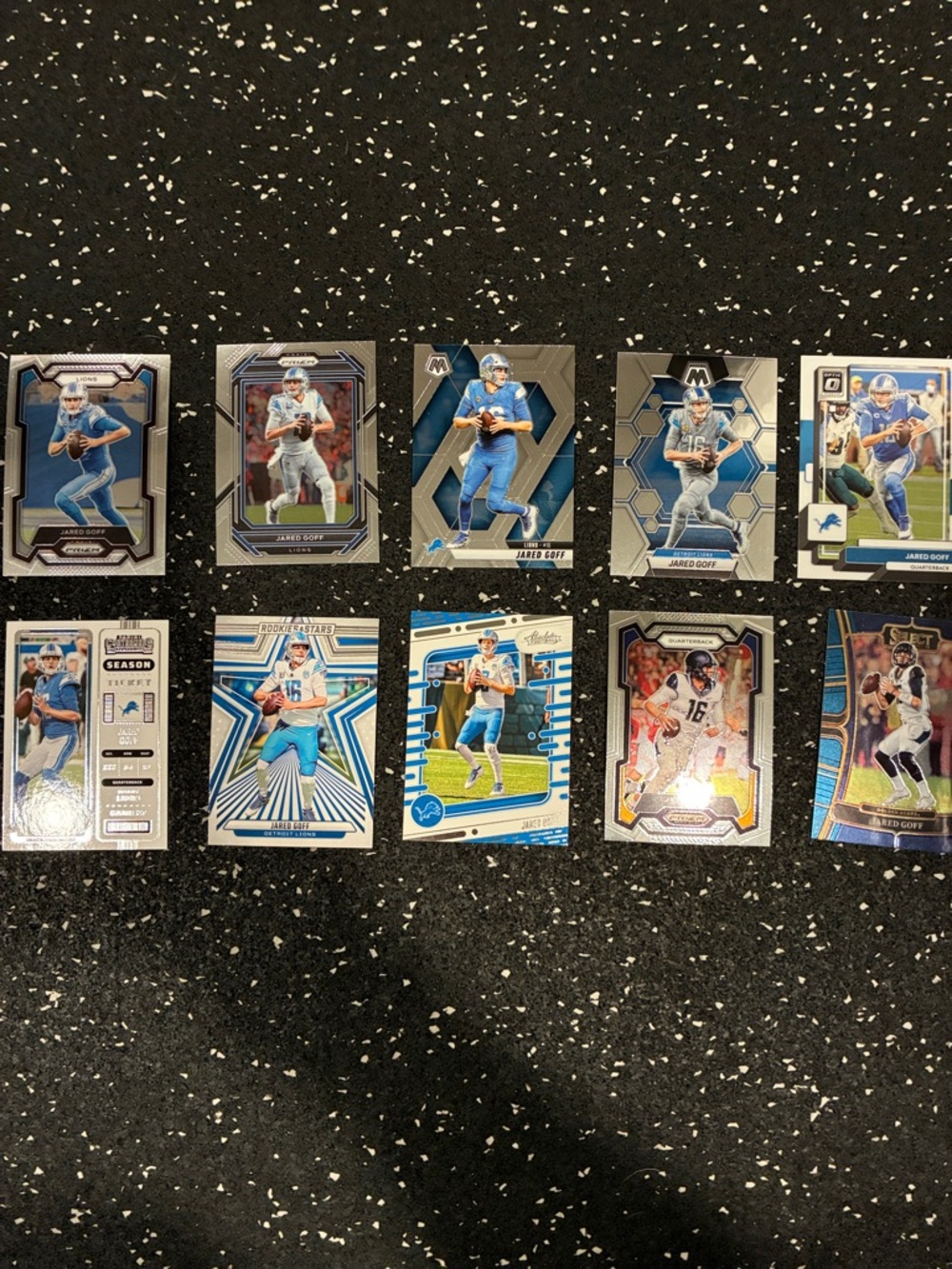 Jared Goff Collection - Blue Accent Football Player Set